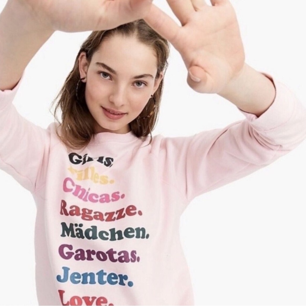 Custom tie-dye J.Crew girls Inc. crewneck xsmall one of a kind! - Picture 3 of 10
